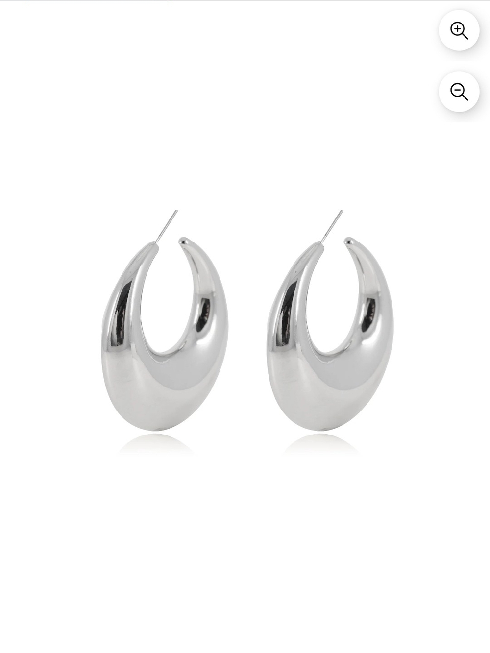 Chunky Hoop Earrings - Women's Fashion Jewelry